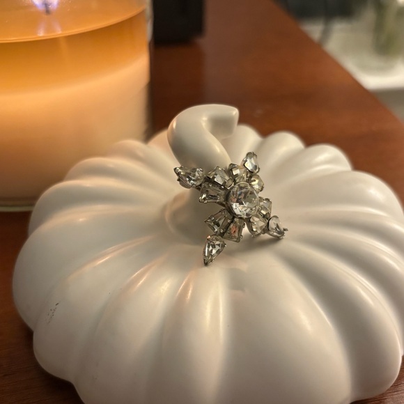 ✨ Vintage 1950s Rhinestone Starburst Brooch ❤️ - Picture 4 of 14